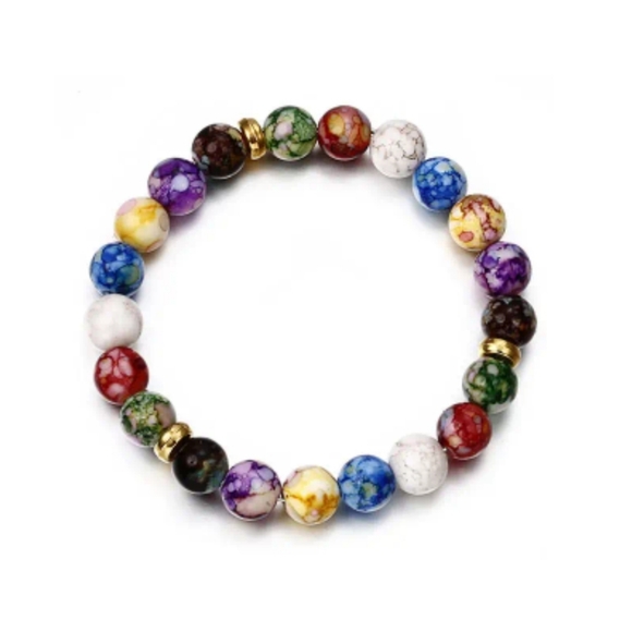7 Chakra Stone Bracelet Yoga Balance Energy beads - Picture 6 of 6
